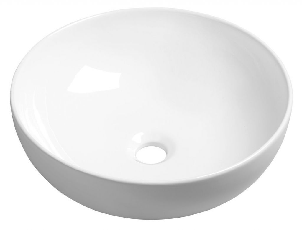 SAPHO - RONDANE keramické umyvadlo na desku Ø 41 cm, bílá AR435 - Hezká koupelna s.r.o.