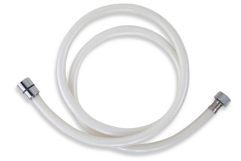 NOVASERVIS - Plastová hadice 150 cm bílá-chrom PVC/155,1 - Hezká koupelna s.r.o.