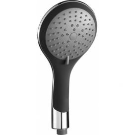 Eisl / Schuette Ruční masážní sprcha 5 režimů sprchování, průměr 115mm, černá/chrom BROADWAY (60760)