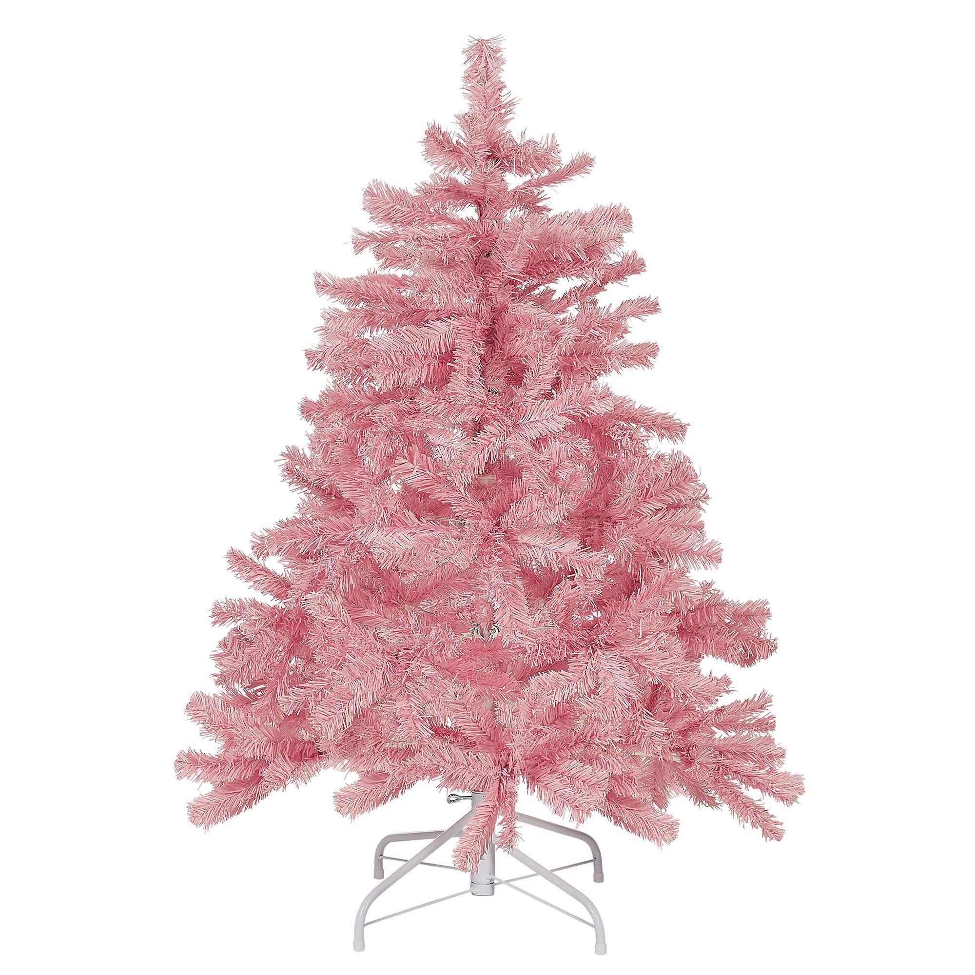 Vánoční stromeček 120 cm růžový FARNHAM - Beliani.cz