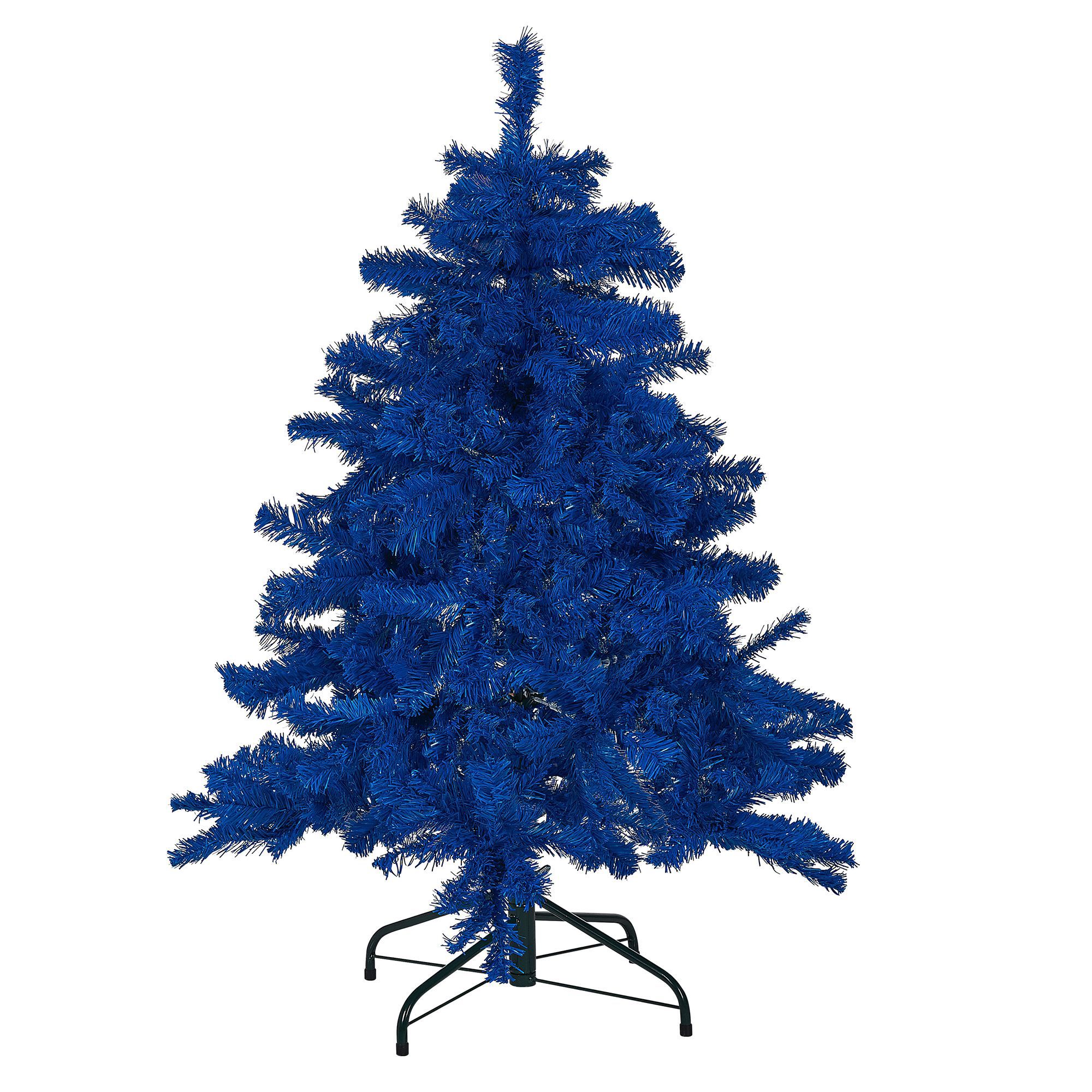 Vánoční stromeček 120 cm modrý FARNHAM - Beliani.cz
