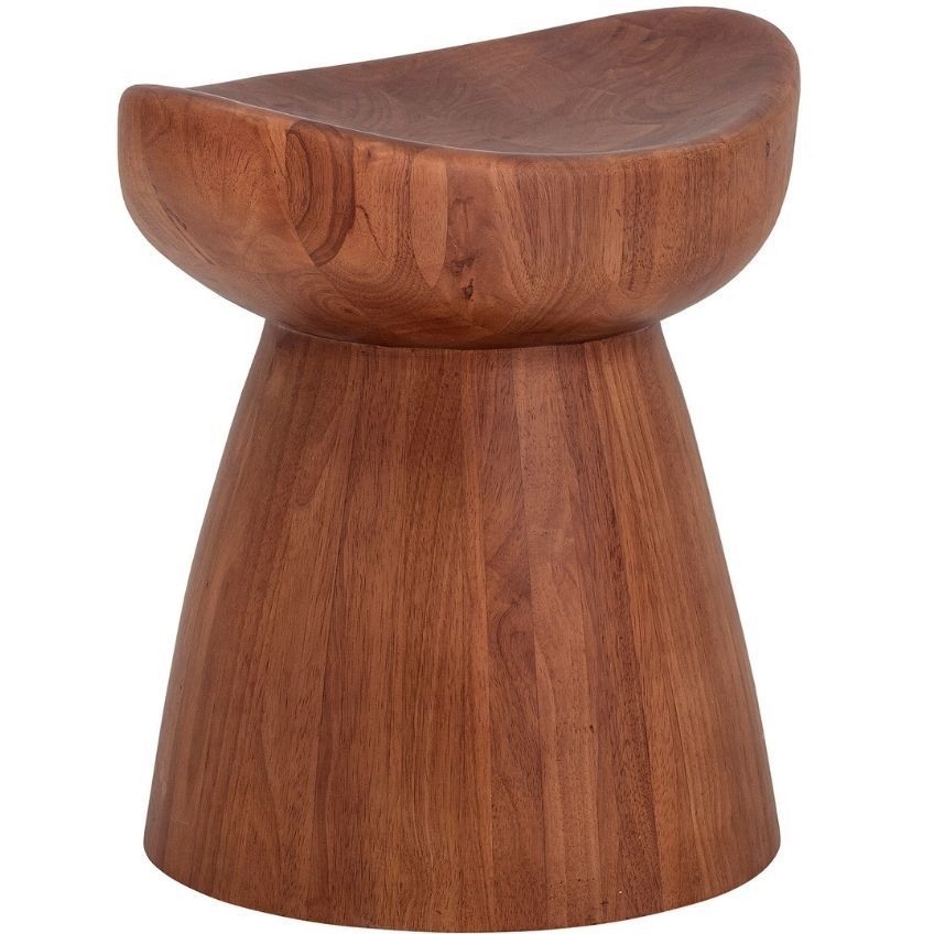 Hnědá dřevěná stolička Bloomingville Luc 31,5 cm - Designovynabytek.cz