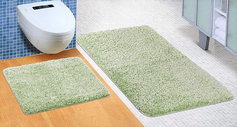 Bellatex koupelnová předložka sada micro zelená 60x100 + 60x50 cm bez výkroje - POVLECENI-OBCHOD.CZ