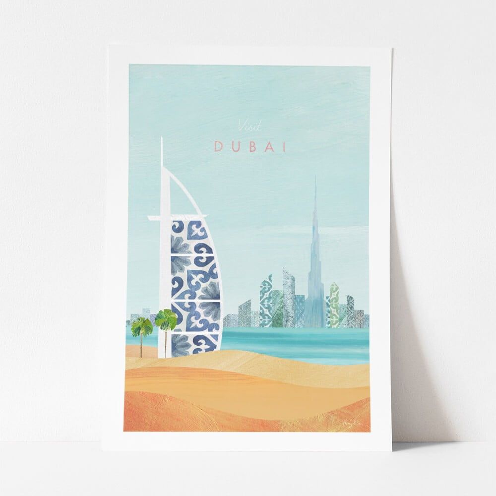 Plakát Travelposter Dubai, 50 x 70 cm - Bonami.cz