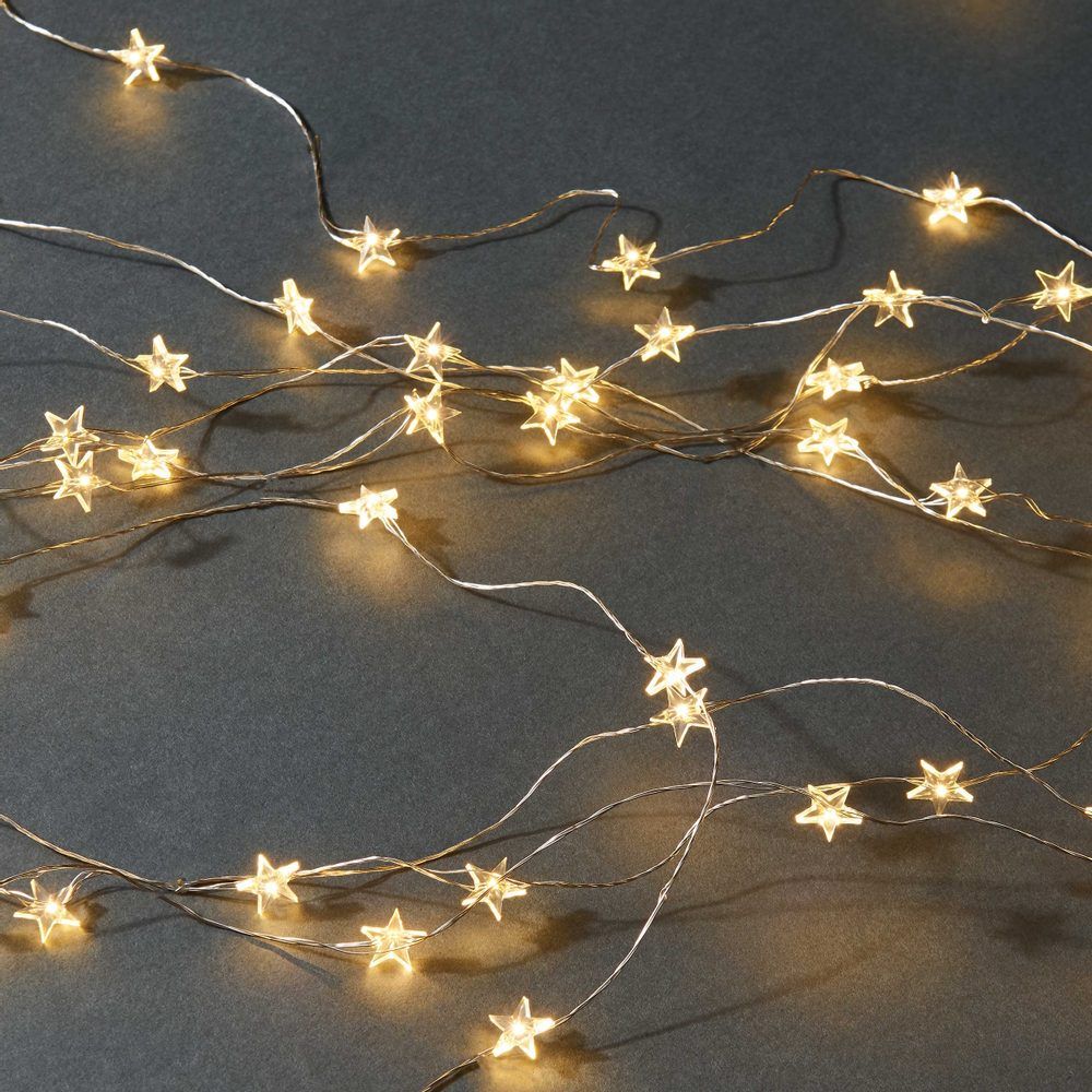 STAR LIGHTS LED Světelný řetěz drátěné hvězdy s USB 100 světel - Butlers.cz