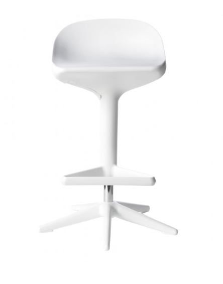 Barová židle Bent bílá  - 96design.cz