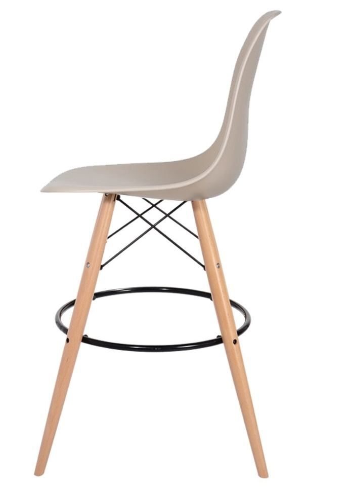 Barová židle DSW Wood 18 béžová ecru  - 96design.cz