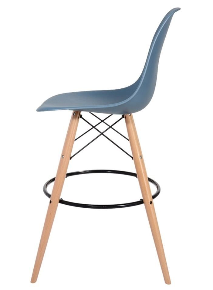 Barová židle DSW Wood 26 pastelová modrá  - 96design.cz