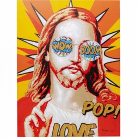 Obraz na plátně Funky Jesus 90x120cm