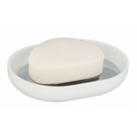 Keramická miska na mýdlo POSA, barva bílá chrom, Wenko