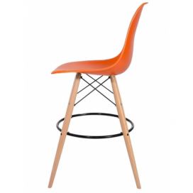 Barová židle DSW Wood 08 sicilská oranžová 