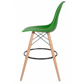 Barová židle DSW Wood 21 irská zelená 