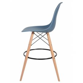 Barová židle DSW Wood 26 pastelová modrá 