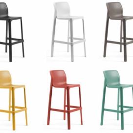  Barová židle NET: polypropylén bílá