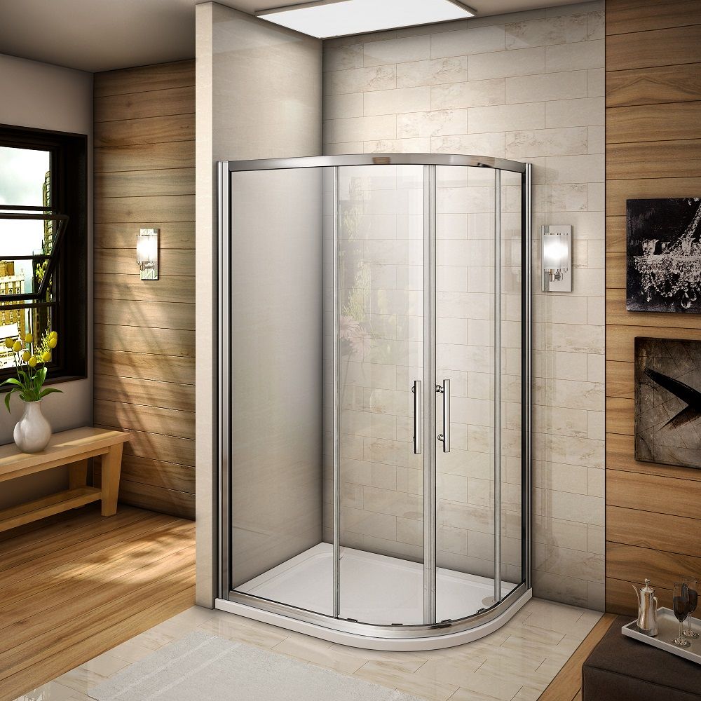 H K Čtvrtkruhový sprchový kout RELAX S4 120x80 cm s posuvnými dveřmi - Hezká koupelna s.r.o.