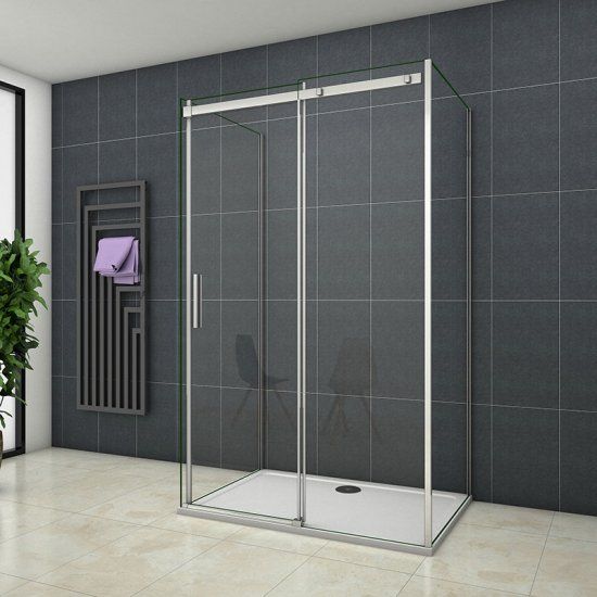 H K Třístěnný sprchový kout HARMONY U3 90x100x90cm L/P varianta včetně sprchové vaničky z litého mramoru SE-HARMONYU310090/SE- ROCKY-10090 - Hezká koupelna s.r.o.