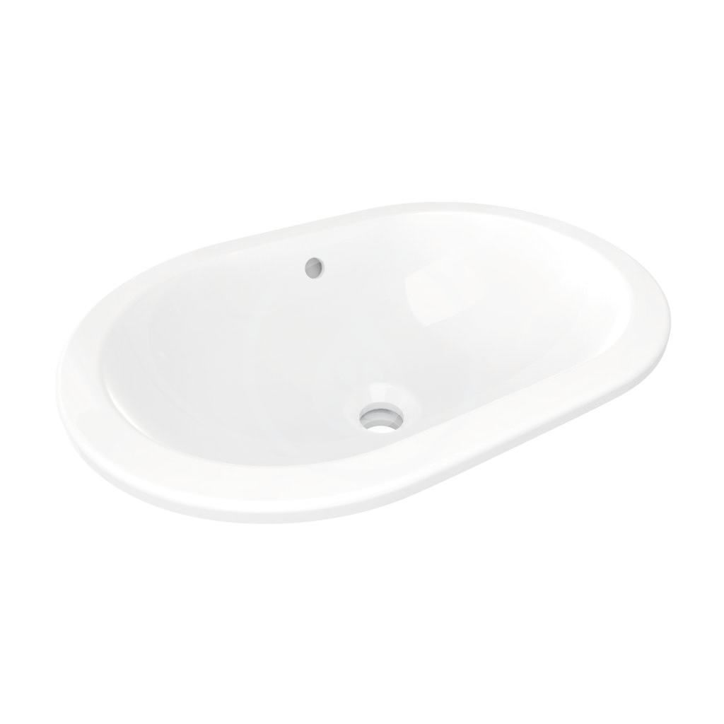 Ideal Standard Umyvadlo pod desku, 550x380 mm, s přepadem, bílá E504801 - Hezká koupelna s.r.o.