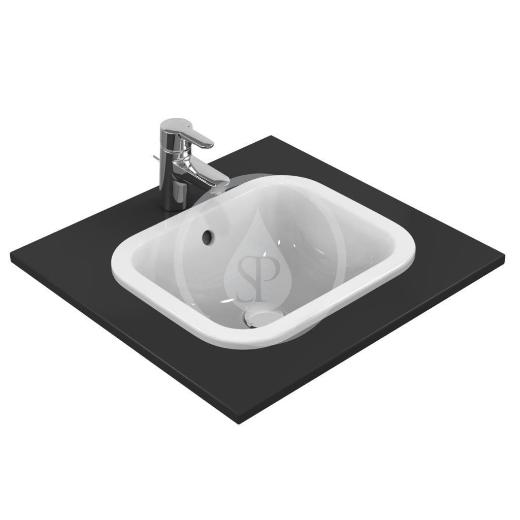 Ideal Standard Umyvadlo zápustné, 420x350 mm, s přepadem, bílá E505501 - Hezká koupelna s.r.o.