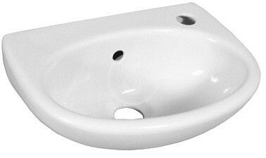 Ideal Standard Umývátko 355x255x155 mm, 1 otvor vpravo, bílá E147901 - Hezká koupelna s.r.o.