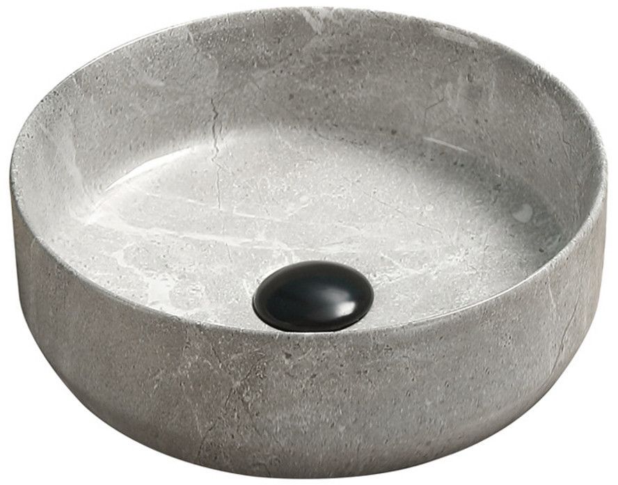 MEXEN - Umyvadlo na desku 34 x 34 cm šedý kámen 21363962 - Hezká koupelna s.r.o.
