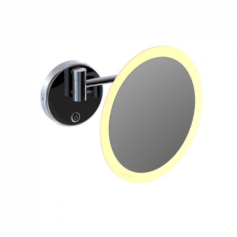 STEINBERG - LED kosmetické zrcátko, s dotykovým senzorem, chrom 650 9030 - Hezká koupelna s.r.o.