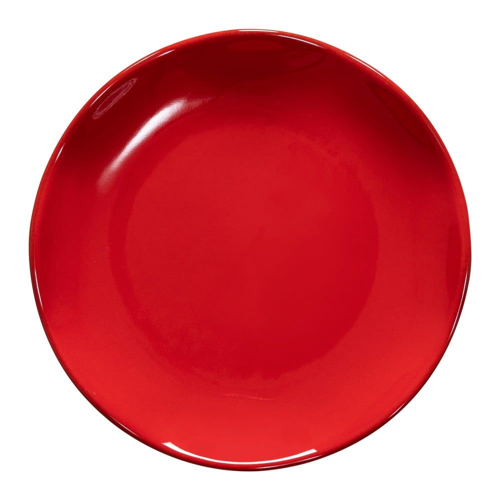 Červený kameninový dezertní talíř Casafina Cook & Host, ø 20,5 cm - Bonami.cz