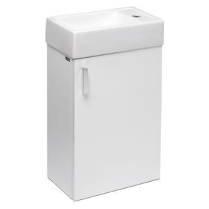 Koupelnová skříňka s umyvadlem Jika Litt 40x22,1x67,5 cm bílá H4535111753001 - Favi.cz