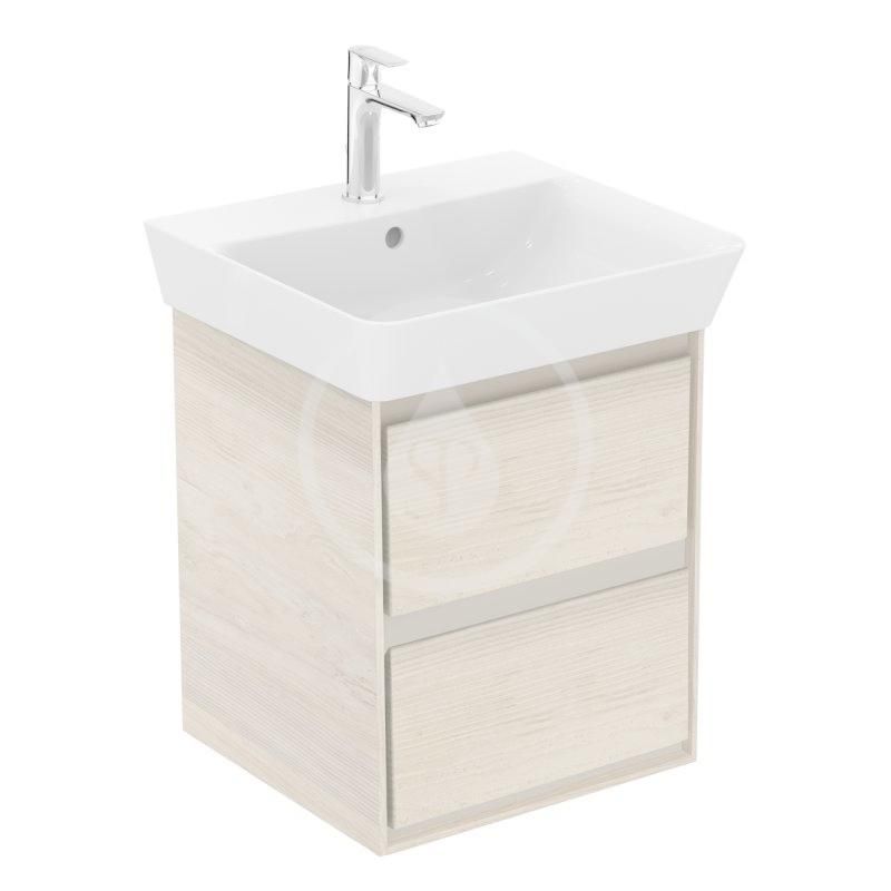 Ideal Standard Umyvadlová skříňka 430x402x517 mm, světlé dřevo/matný světle hnědý lak E1608UK - Hezká koupelna s.r.o.