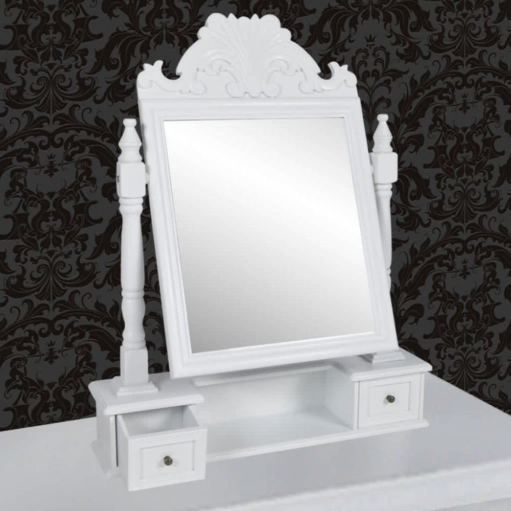 Toaletní stolek se zrcadlem bílá Dekorhome - DEKORHOME.CZ