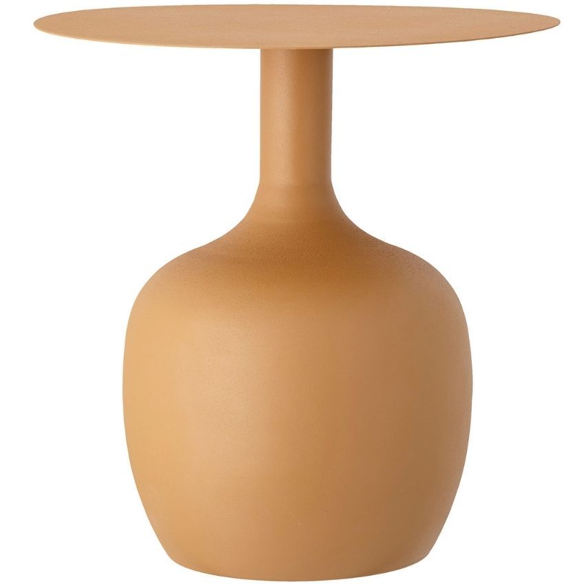 Oranžový kovový odkládací stolek Bloomingville Ayah 46 cm - Designovynabytek.cz