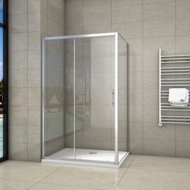 H K Obdélníkový sprchový kout SYMPHONY 100x80 cm s posuvnými dveřmi