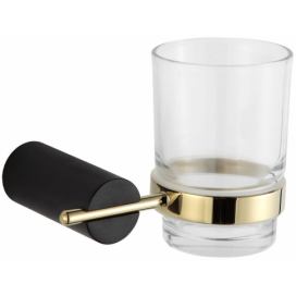MEXEN - Aron držák skleničky, černá/zlatá 7088138-57