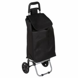 5five Simply Smart Nákupní taška na kolečkách SHOPPING, nákupní vozík, 40 l, černá barva