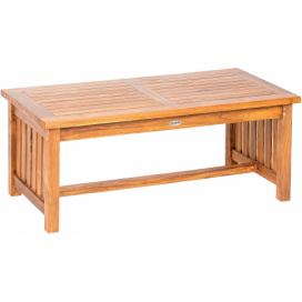 DEOKORK Zahradní teakový konferenční stolek ROSALINE 120 cm