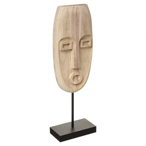 Atmosphera Dřevěná maska SAFARI, etnický motiv, přírodní hnědá, výška 46,5 cm EDAXO.CZ s.r.o.