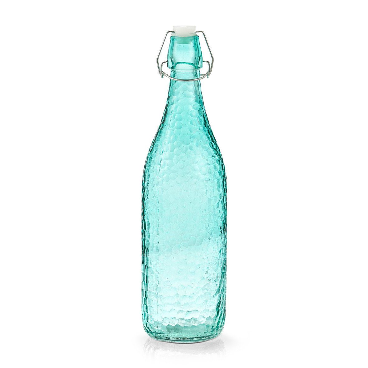 Zeller Skleněná láhev na nápoje se zapínáním, mořská barva, 1000 ml - EMAKO.CZ s.r.o.