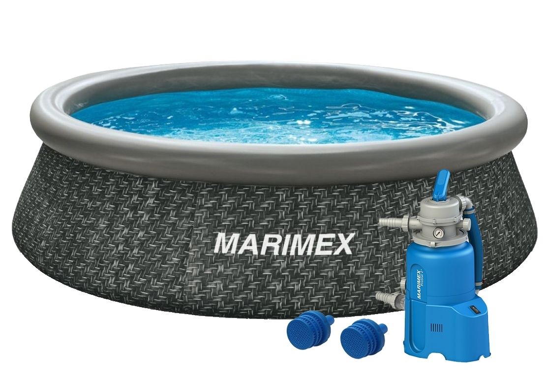 Marimex | Bazén Marimex Tampa 3,05x0,76 m s pískovou filtrací - motiv RATAN | 19900110 - Marimex