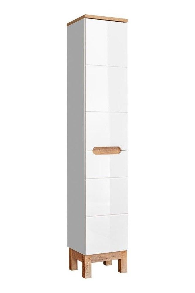 Comad Koupelnová závěsná skříňka vysoká Leonardo 80-00-B 2D bílá - Bonami.cz