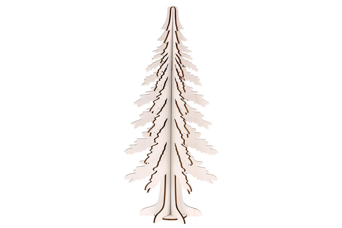 Autronic Strom, dřevěná dekorace - bílý AC7161 - ATAN Nábytek