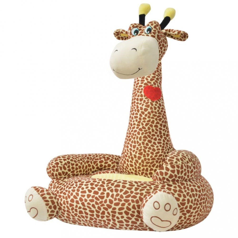 Dětské křeslo plyš Dekorhome Žirafa - DEKORHOME.CZ