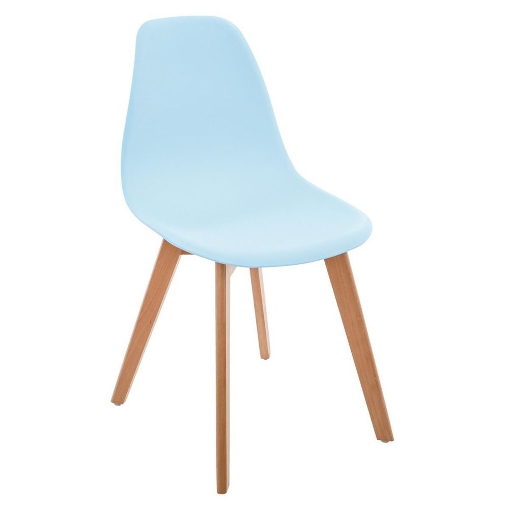 Atmosphera Dětská židle, modrá židle, taburet, šedá stolička,sedadlo, pouf - barva modrá - EMAKO.CZ s.r.o.