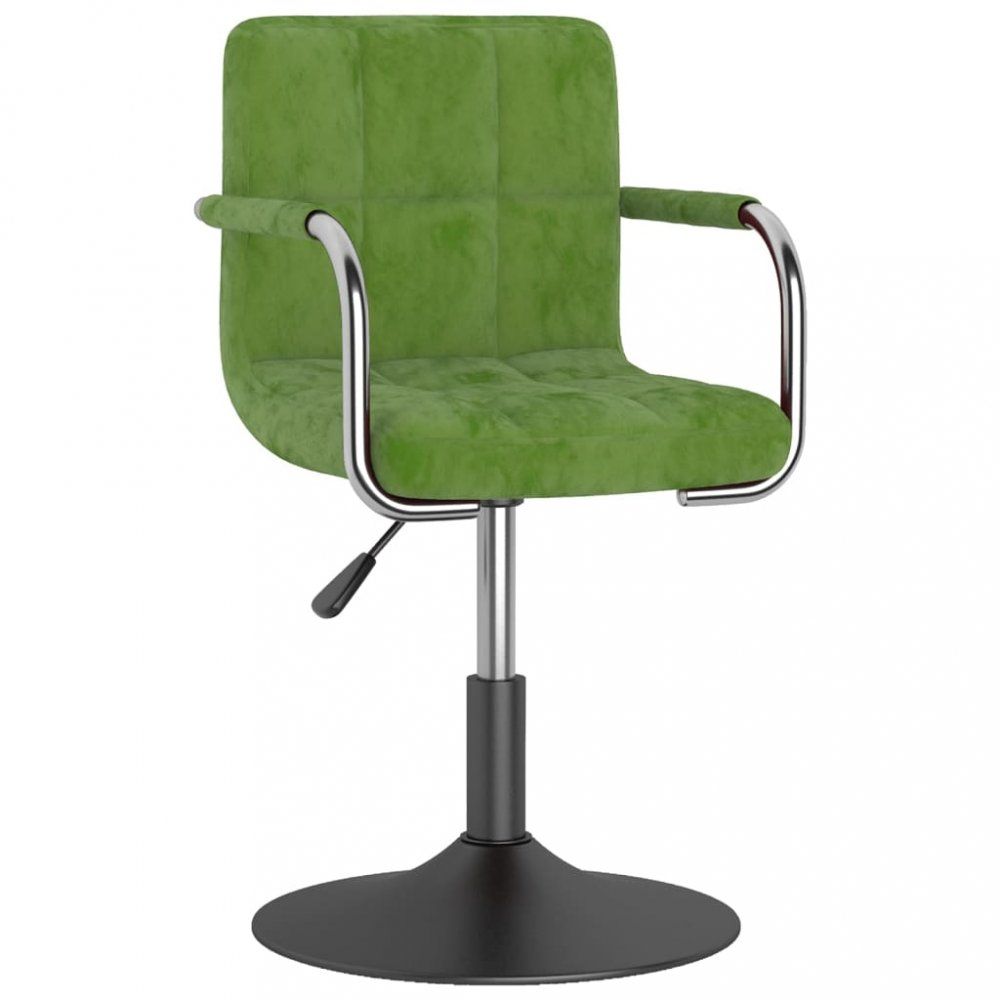 Otočná židle kov / samet Dekorhome Světle zelená - DEKORHOME.CZ