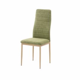 Židle, látka / kov, COLETA NOVA 0000201242 Tempo Kondela Zelená