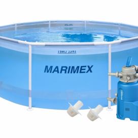 Marimex | Bazén Florida 3,05x0,91m s pískovou filtrací - motiv transparentní | 19900116