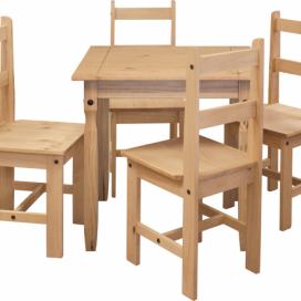 Jídelní stůl 16117 + 4 židle 1627 CORONA 2 Mdum