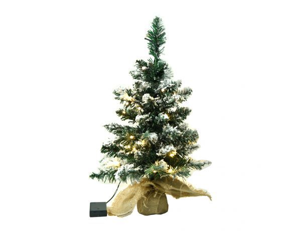 Vánoční stromek se světýlky, posněžený, 60cm, CHRISTMAS TYP 1 - FORLIVING