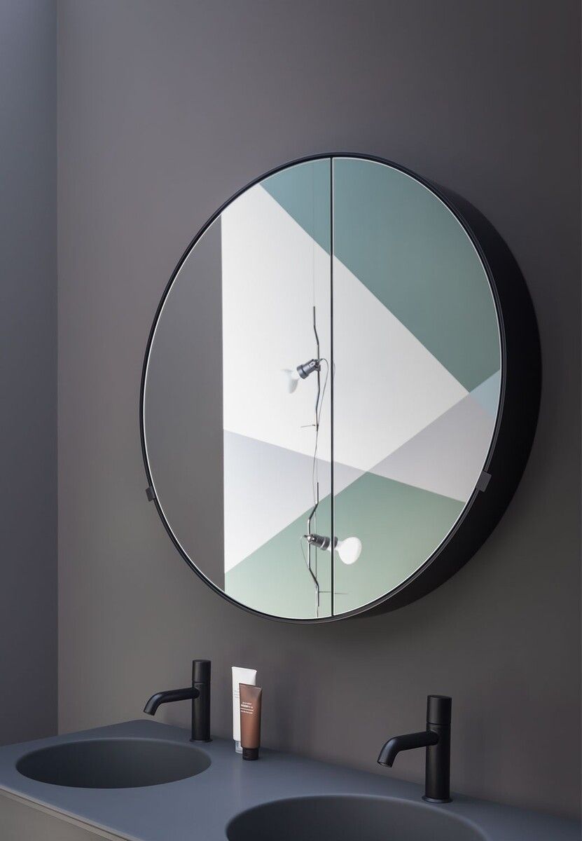 Zrcadlová skříňka Cielo Catini 90x12 cm černá matná CASPCTNM - Siko - koupelny - kuchyně