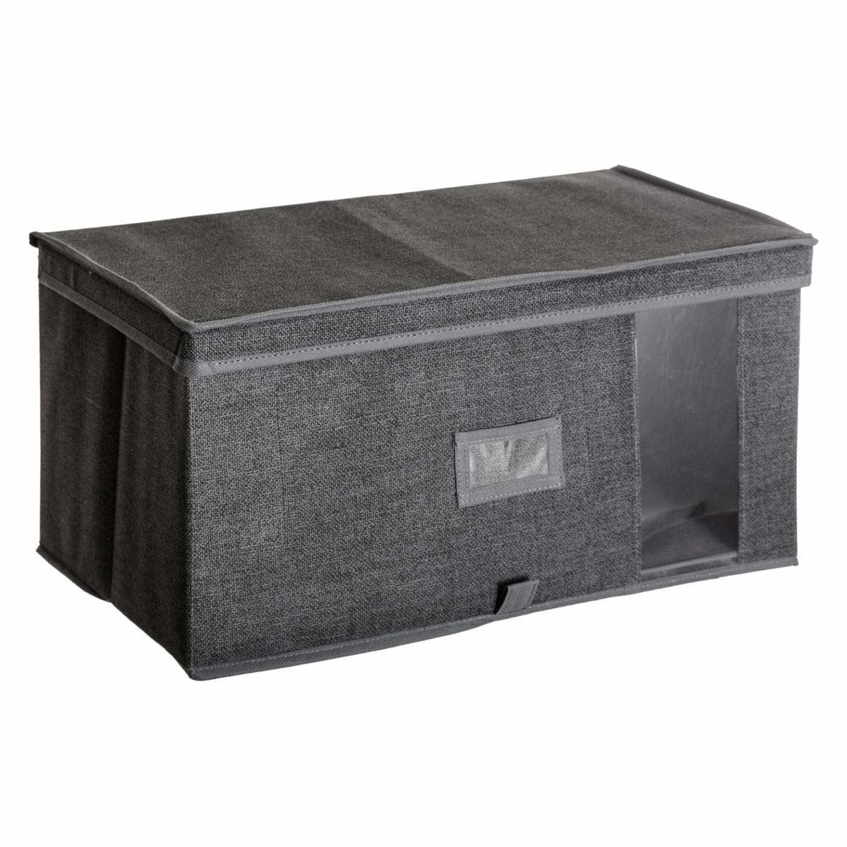 5five Simply Smart Úložný box, textilní úložný box, 50x30x25cm, tmavě šedý - EMAKO.CZ s.r.o.