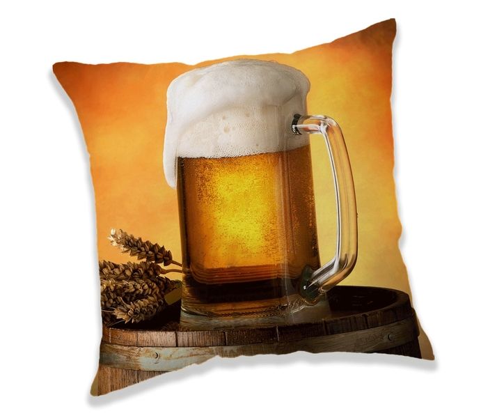 Jerry Fabrics polštářek Pivo 40x40 cm  - POVLECENI-OBCHOD.CZ