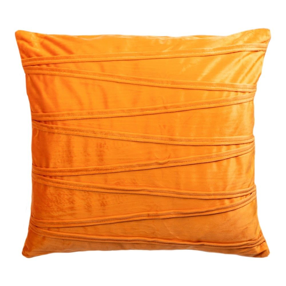 Oranžový dekorativní polštář JAHU collections Ella, 45 x 45 cm - Bonami.cz